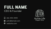 Minimalist Box Camera  Business Card Image Preview