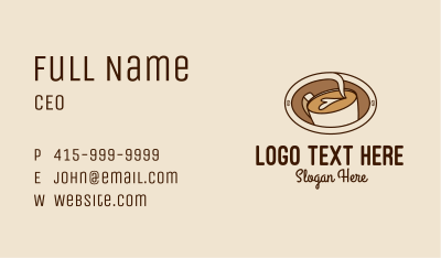 Latte Coffee Art  Business Card Image Preview