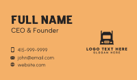 Black Cargo Freight Trucker Business Card Image Preview