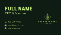 Pine Tree Painting Business Card Image Preview