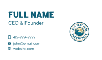 Beach Wave Surfing Business Card Design