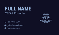 Racing Car Mechanic  Business Card Design