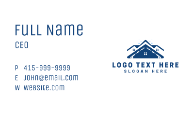 House Pressure Washer Business Card Image Preview