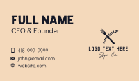 Vegan Restaurant Wordmark Business Card Image Preview