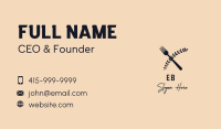 Vegan Restaurant Wordmark Business Card Image Preview