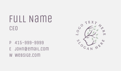 Natural Tree Wellness Business Card Image Preview