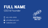 Fast Football Ball Business Card Image Preview