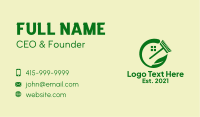 Sustainable Home Cleaning Business Card Image Preview