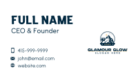 Hiking Mountain Summit Business Card Image Preview