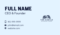 Roofing House Structure  Business Card Design