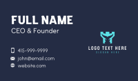 Blue Tail Tower Business Card Image Preview