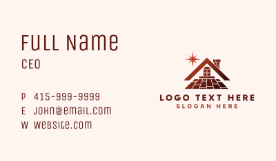 House Floor Tile Business Card Image Preview