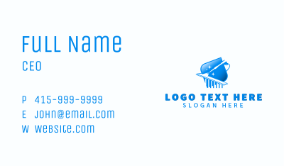 Cleaning Pressure Washer Wash Business Card Image Preview