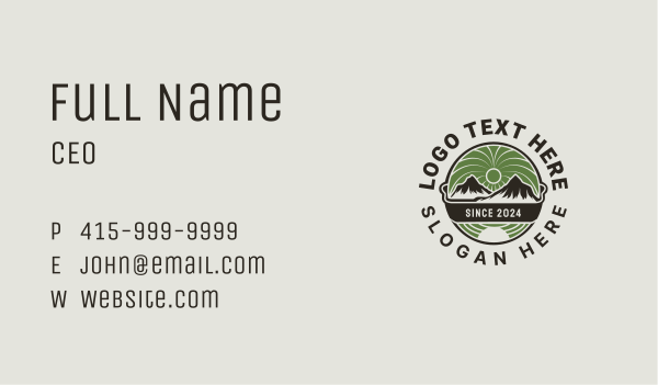 Mountain Travel  Outdoor Business Card Design Image Preview