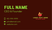 Flaming Chili Pepper Business Card Image Preview