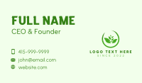 Green Leaf Wellness Business Card Image Preview