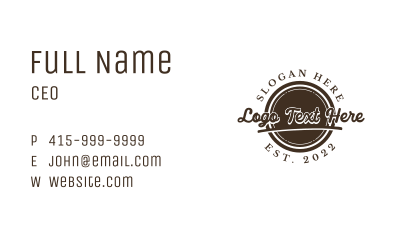 Cafe Restaurant Business Business Card Image Preview