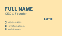 Rustic Business Brand Wordmark Business Card Image Preview