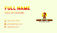 Chinese Asian Spring Roll Business Card Preview