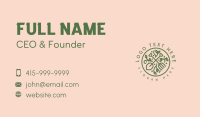 Garden Shovel Rake Business Card Preview