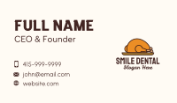 Roasted Chicken Plate Business Card Image Preview