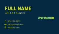 Pop Shapes Wordmark Business Card Image Preview