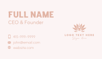 Lotus Spa Relaxation Business Card Image Preview