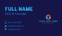 Paint Roller Contractor Business Card Design