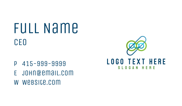 Circle Oval Business Business Card Design Image Preview