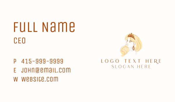 Sophisticated Lady Jeweler   Business Card Design Image Preview