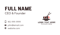 Sushi Asian Restaurant  Business Card Image Preview