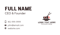 Sushi Asian Restaurant  Business Card Preview