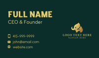 Gold Elephant Animal Business Card Image Preview