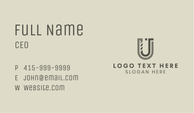 Modern Industrial Business Business Card Image Preview