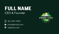 Lawn Mower Landscaping Business Card Image Preview