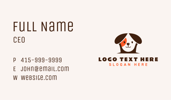 Dog Veterinary Clinic Business Card Design Image Preview