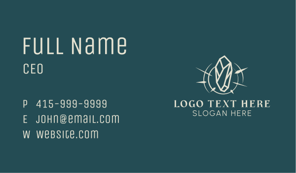 Beautiful Jewelry Store Business Card Design Image Preview