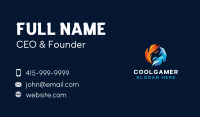 Cooling Ice Flame Business Card Image Preview