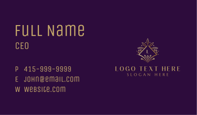 Elegant Ornament Jewelry Business Card Image Preview