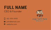 Coffee Cup Skateboarder Business Card Image Preview