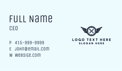 Mechanic Tool Repair Business Card Image Preview