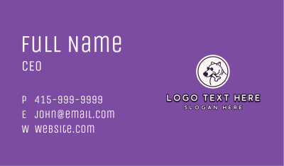 Pet Dog Animal Shelter Business Card Image Preview