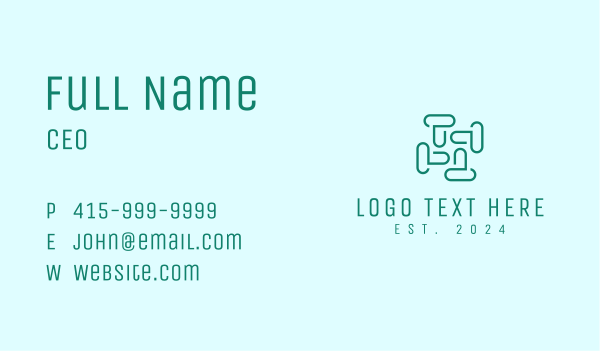 Abstract Letter T Symbol Business Card Design Image Preview