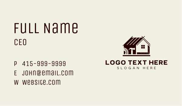 House Construction Tools Business Card Design Image Preview