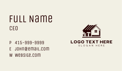 House Construction Tools Business Card Image Preview