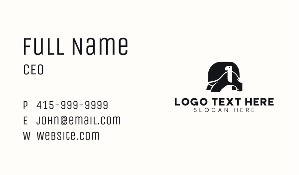 Wild Island Tortoise Business Card Design Image Preview