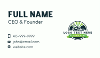 Grass Mower Yard Business Card Image Preview