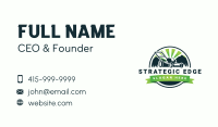 Grass Mower Yard Business Card Design