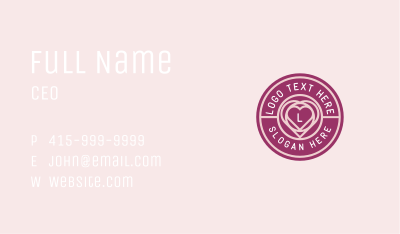 Generic Heart Studio Business Card Image Preview