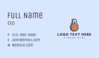 Letter A Basketball  Business Card Image Preview